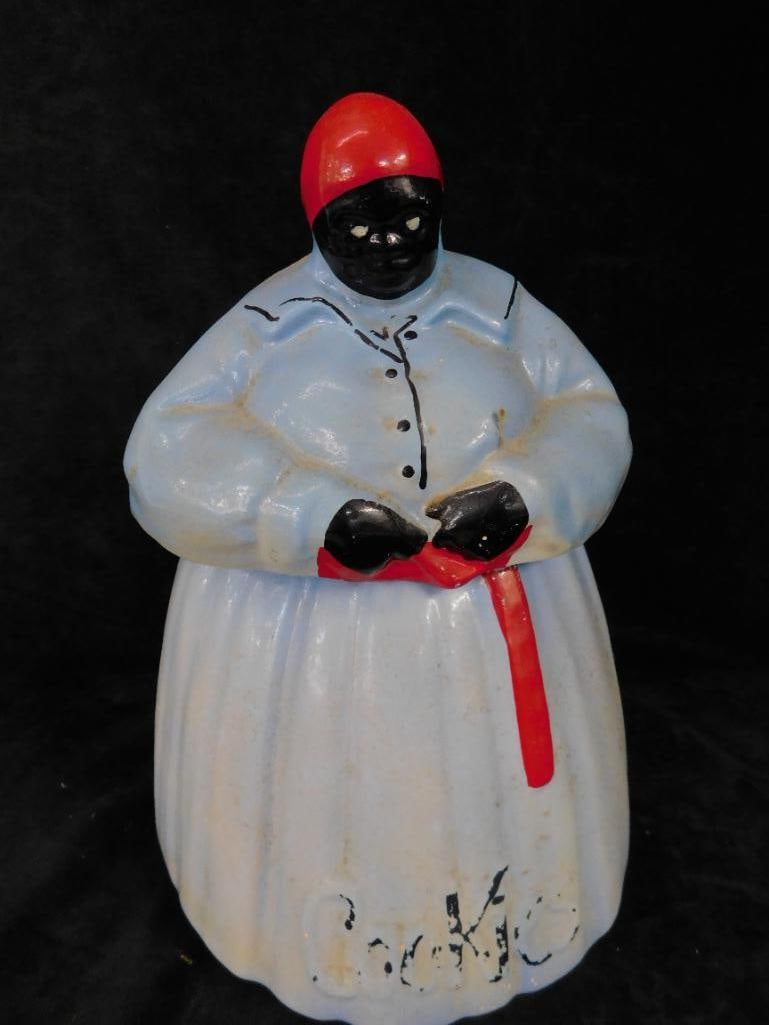 McCoy Cookie Jar - Black Americana - Has Wear - 10.5" x 7" x 7" - 11