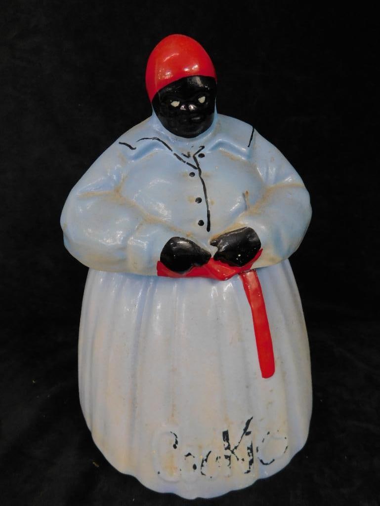 McCoy Cookie Jar - Black Americana - Has Wear - 10.5" x 7" x 7" - 12