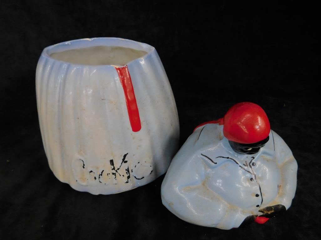 McCoy Cookie Jar - Black Americana - Has Wear - 10.5" x 7" x 7" - 4