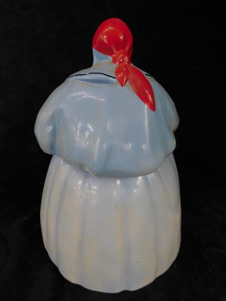McCoy Cookie Jar - Black Americana - Has Wear - 10.5" x 7" x 7" - 7