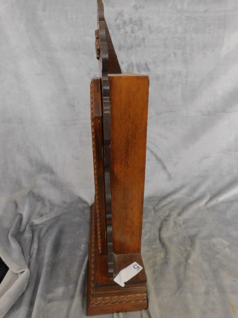 Ansonia Clock Co. - 8 Day Gingerbread Kitchen Clock - Key and Pendulum - 22.5" x 14.5" x 5" - 9