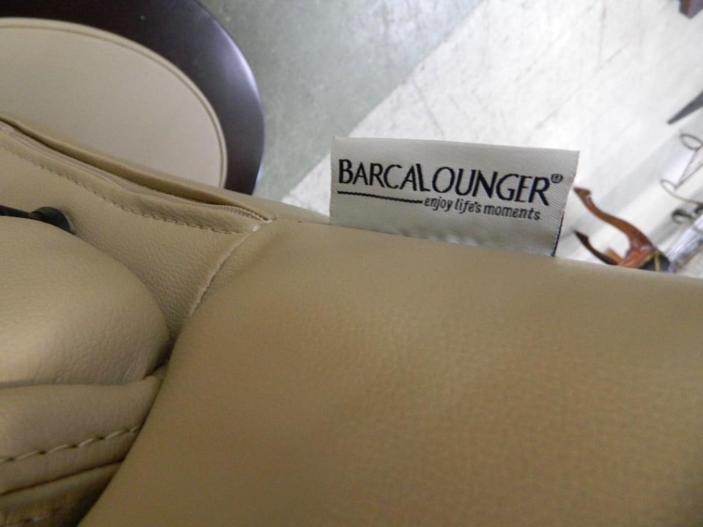 Barcalounger Leather Chair and Ottoman - Chair 40" x 33" x 35" - 6