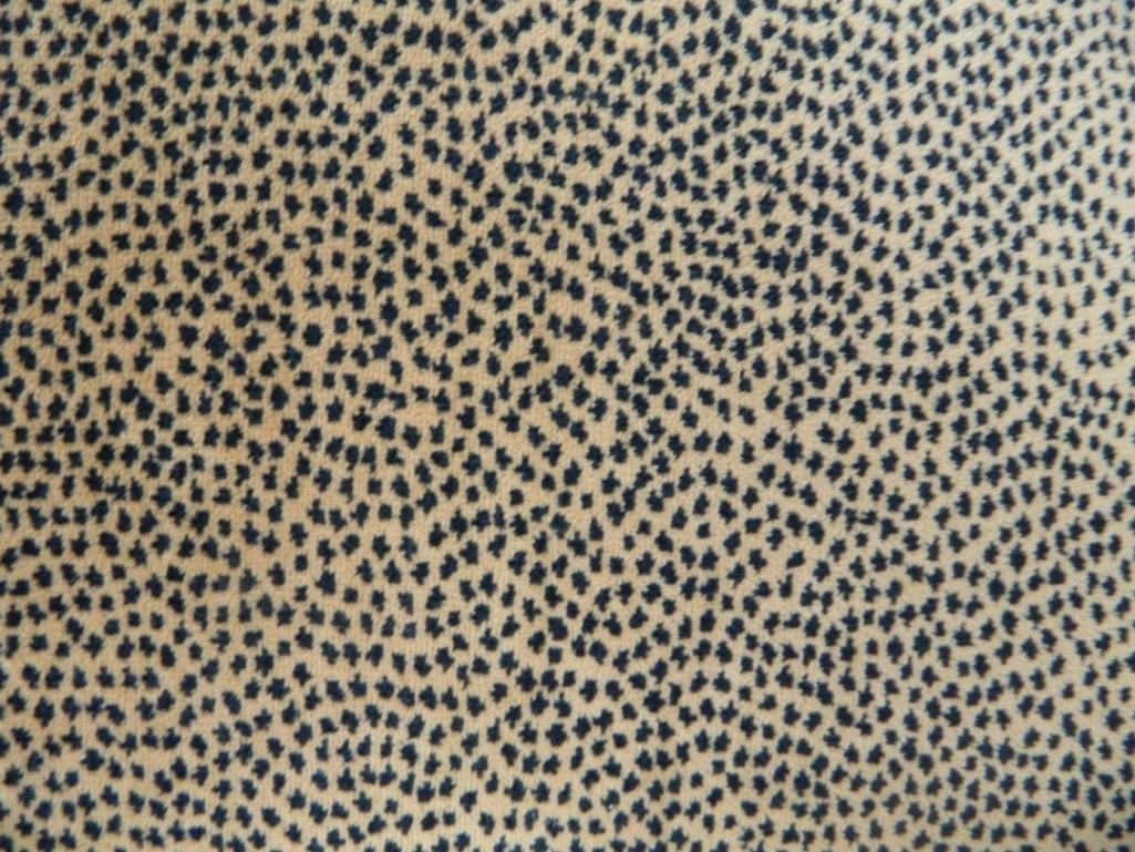 Group of 4 Upholstered Armchairs - Leopard Print - Each 35" x 22.5" x 21.5" - 3
