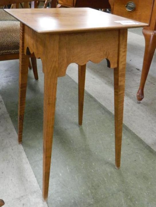 Vintage River Bend Chair Co. Plant Stand - 26" x 15" x 15": See Photos For Condition and Details