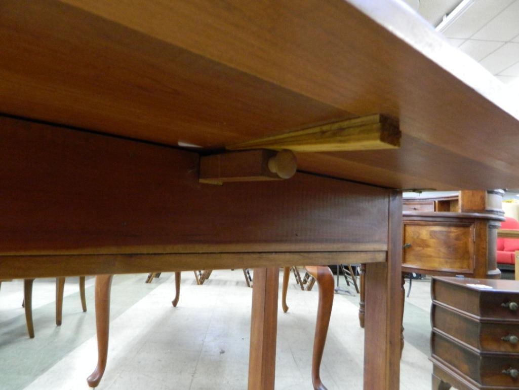 Drop Leaf Table - 2 Drawers - 30.5" x 42" x 42" - 4