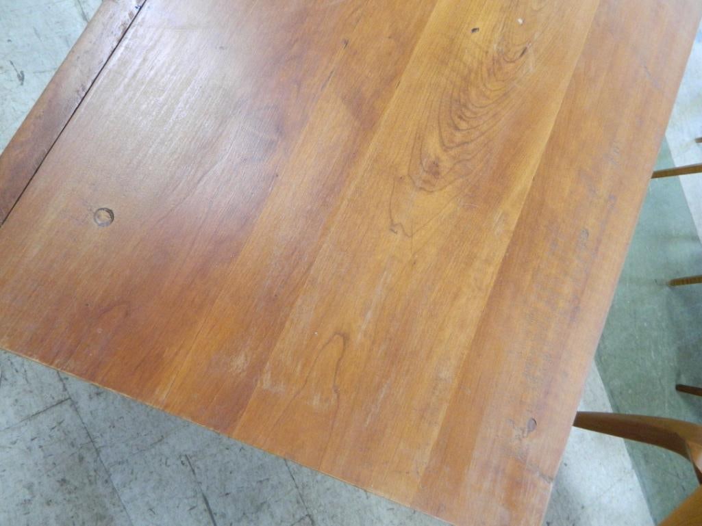 Drop Leaf Table - 2 Drawers - 30.5" x 42" x 42" - 6