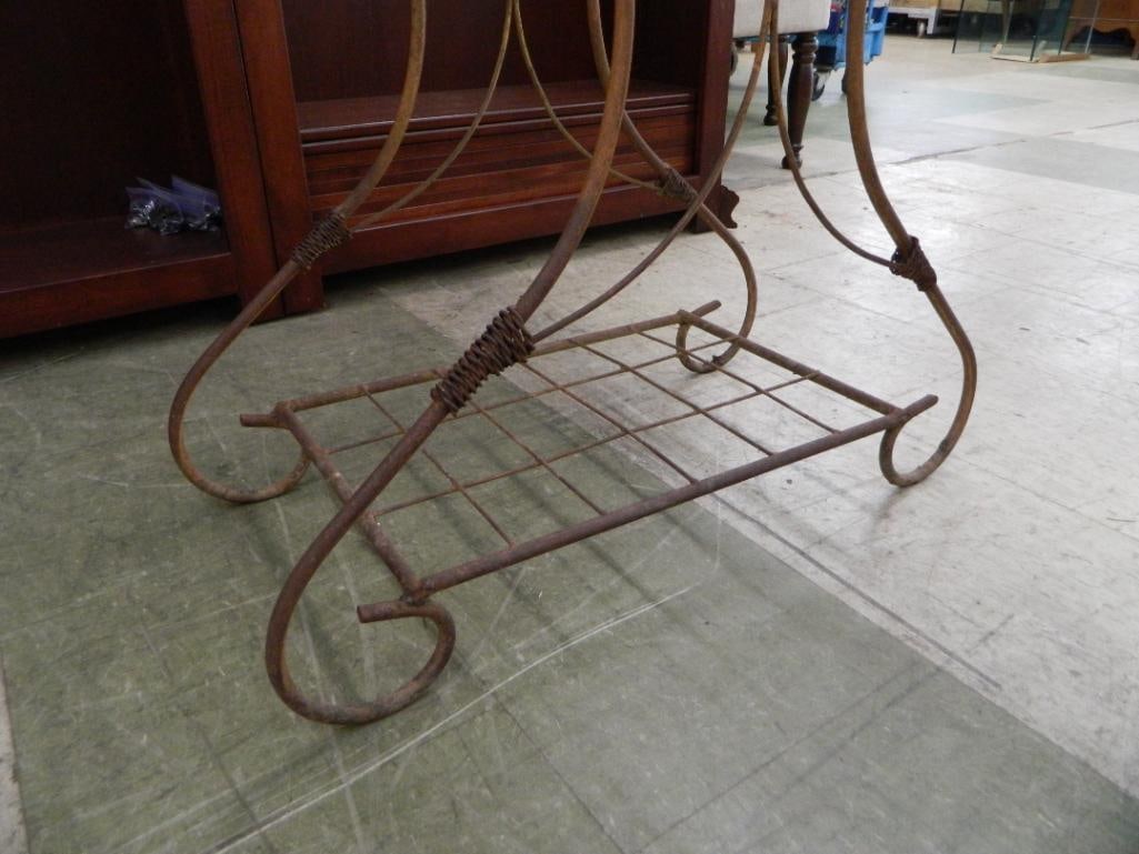 Wrought Iron Planter - 36" x 34" x 22" - 2