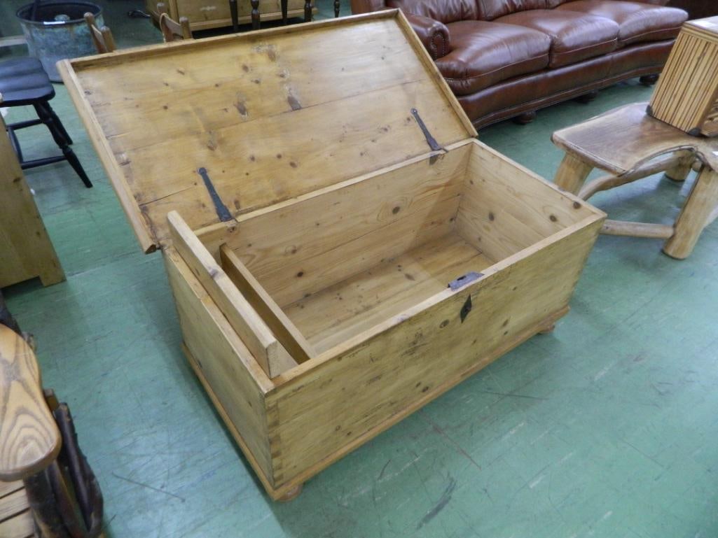 Dove Tailed Chest with Glove Box - 20.5" x 48" x 23.5" - 2