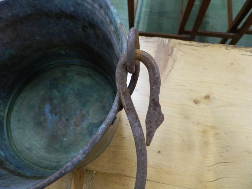 Copper Handled Bucket - 8" x 10" - 2