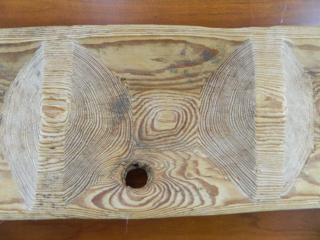 Long Carved 8 Compartment Tray - 2.5" x 75" x 8.5" - 3