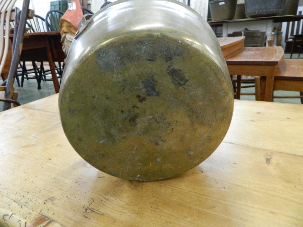 Brass Fixed Handled Bucket - 11" x 11" - 3