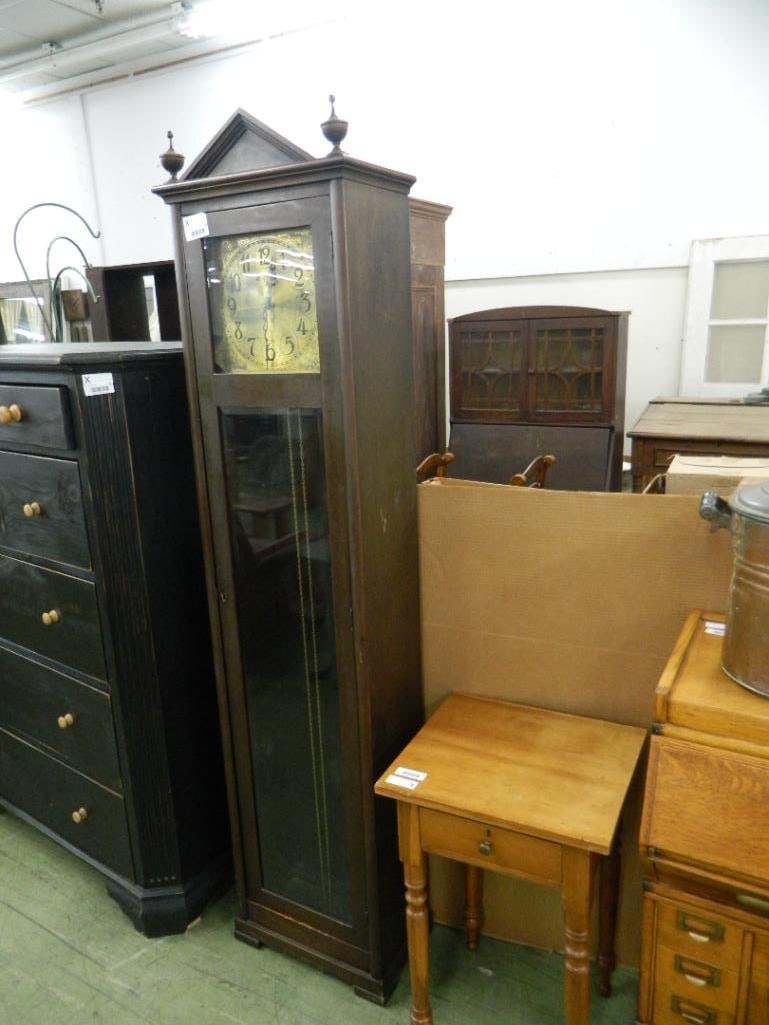 Vintage Grandfather Clock - No Weights - 82" x 19" x 11" - 2