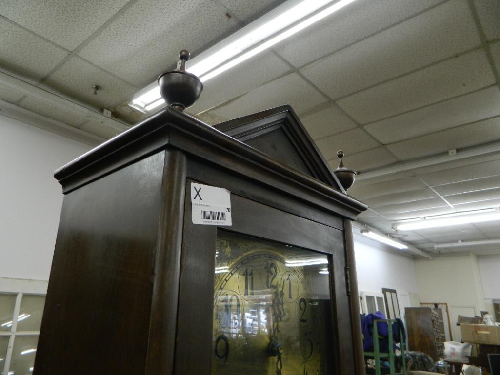 Vintage Grandfather Clock - No Weights - 82" x 19" x 11" - 5