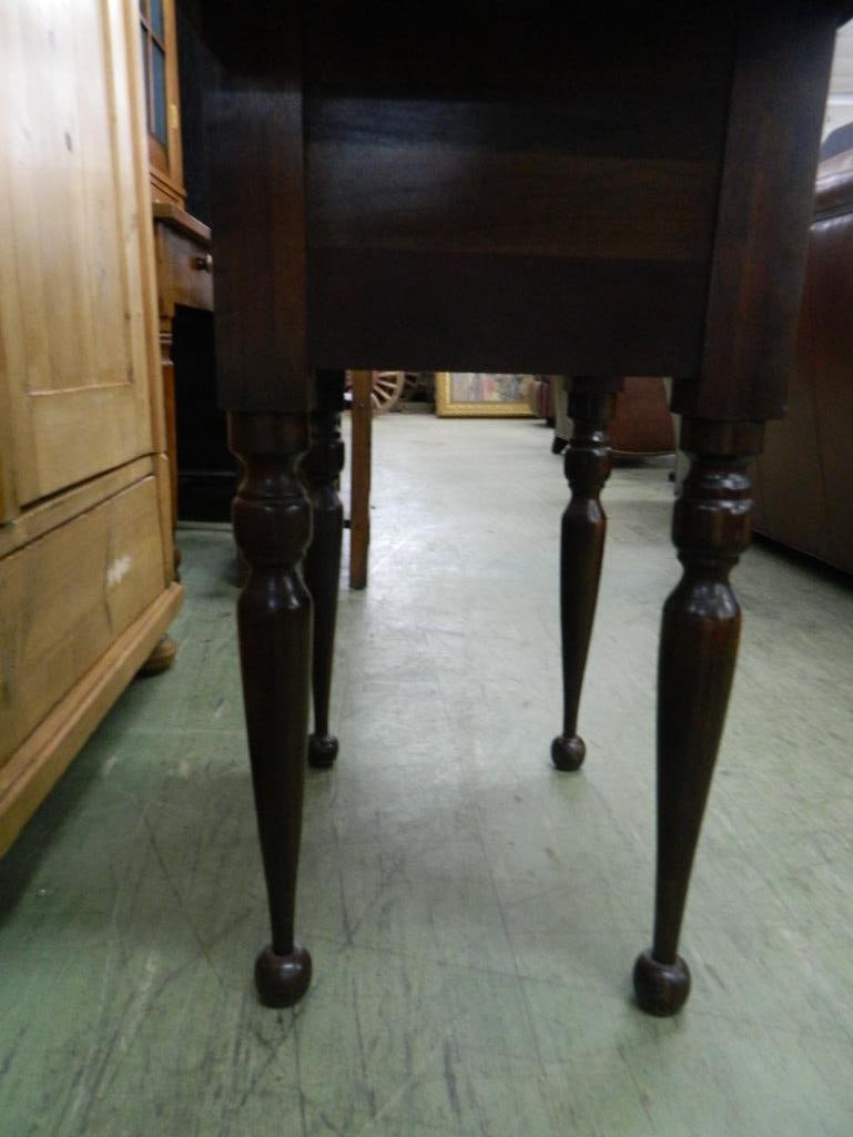 2 Drawer Drop Leaf End Table - 28" x 34" x 16" - 3