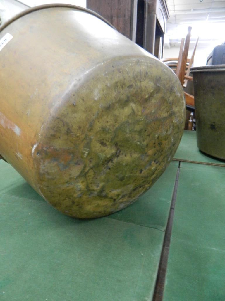 Brass Handled Bucket - 12" x 18" - 3