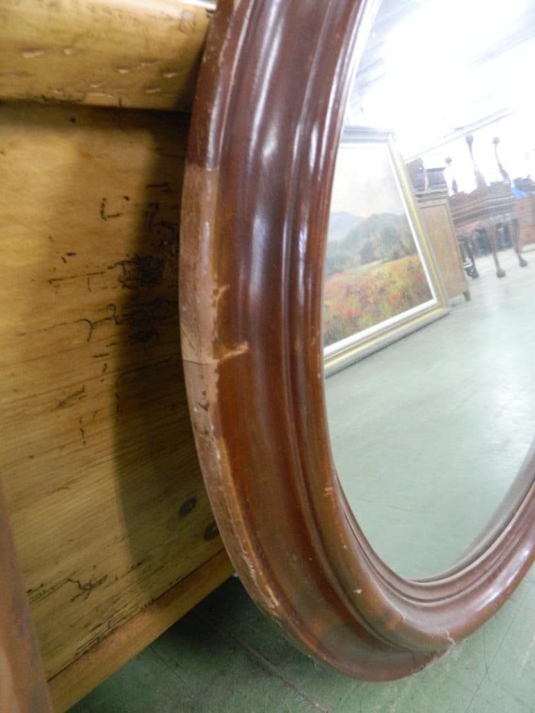 Statton Wall Hung Oval Mirror - 33.5" x 29.5" - 4