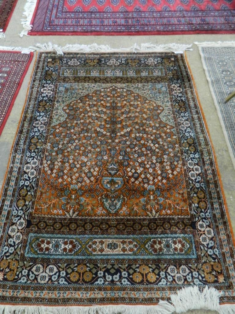 Area Rug - Orange Black Cream - 76" x 48" - 7