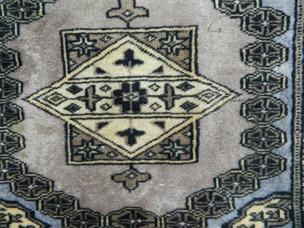 Runner - Brown Blue Cream - 109" x 32" - 11
