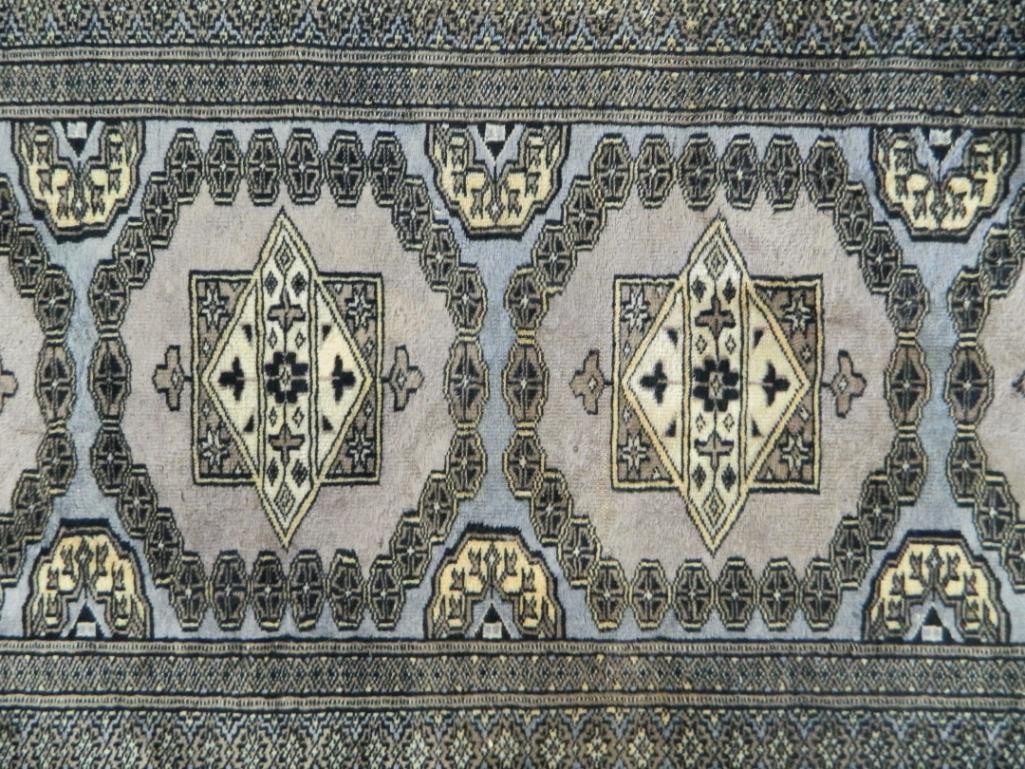 Runner - Brown Blue Cream - 109" x 32" - 2