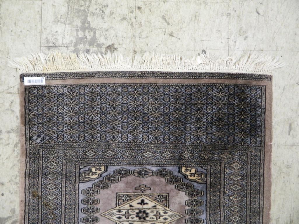 Runner - Brown Blue Cream - 109" x 32" - 4