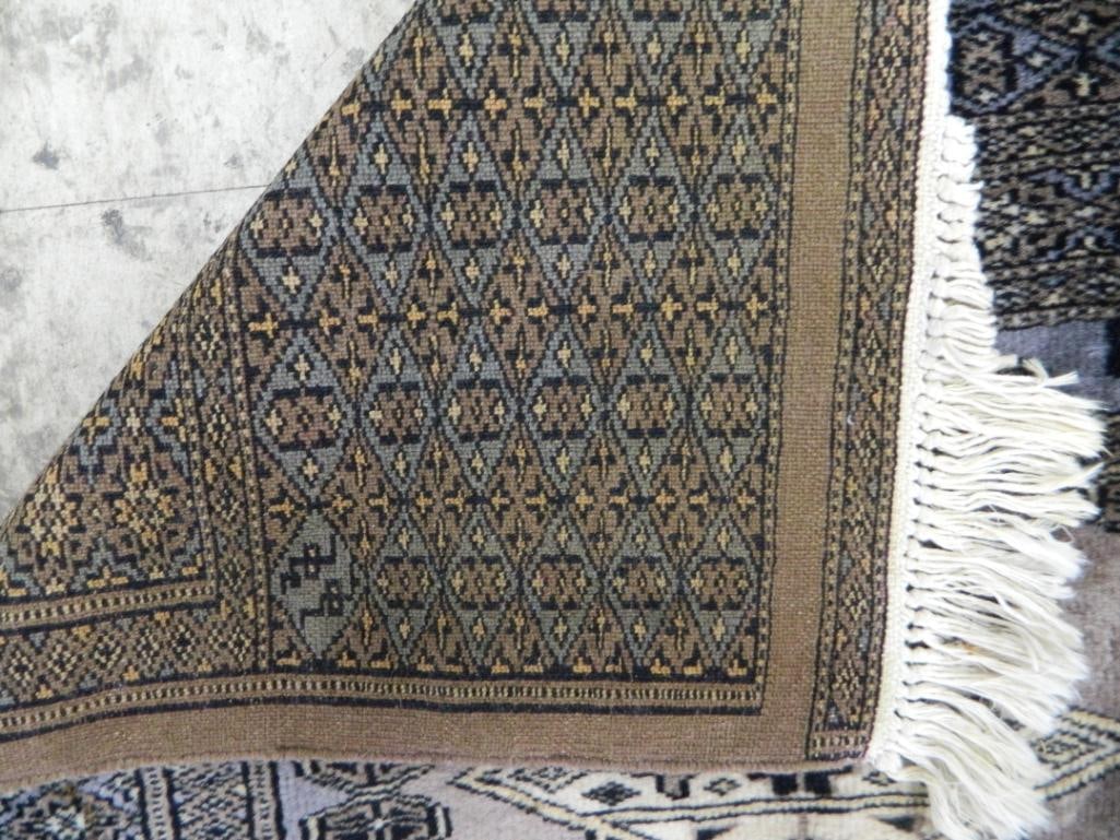 Runner - Brown Blue Cream - 109" x 32" - 5