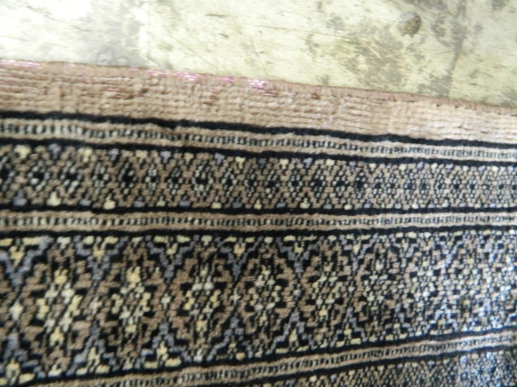 Runner - Brown Blue Cream - 109" x 32" - 7