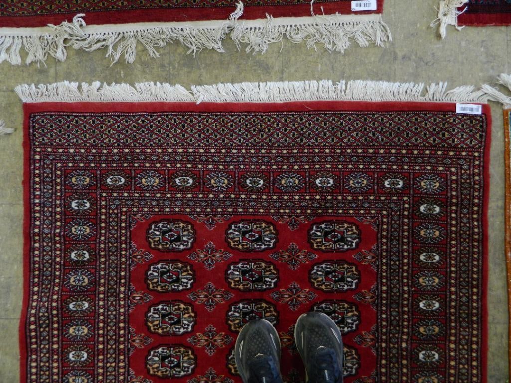Area Rug - Red and Black - 80" x 48" - 3