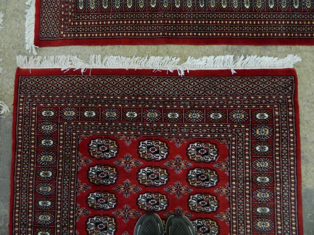 Area Rug - Red and Black - 80" x 48" - 4