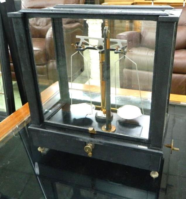 William Ainsworth and Sons - Chain Weight Balance Scale - 20" x 18" x 9": See Photos For Condition and Details