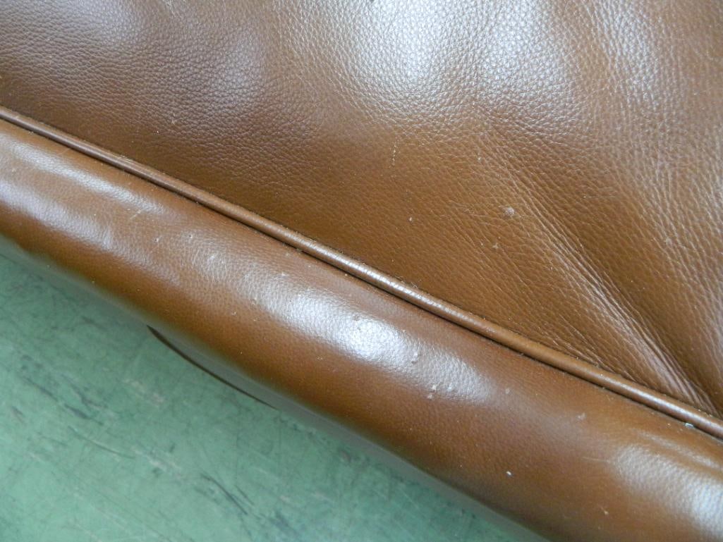 Hancock and Moore Leather Couch - 36" x 84" x 36" - 4