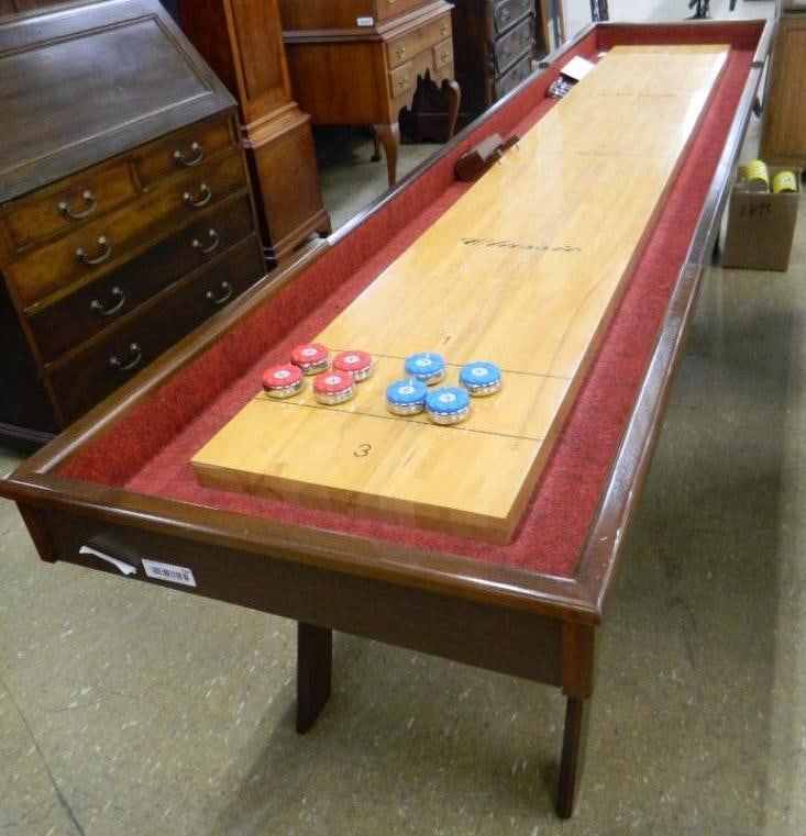 Triple Crown Classic Shuffleboard -30.5" x 120" x 27": See Photos For Condition and Details