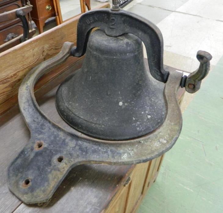 Cast Iron #2 Bell With Yoke - 14" x 18" (1 of 4)