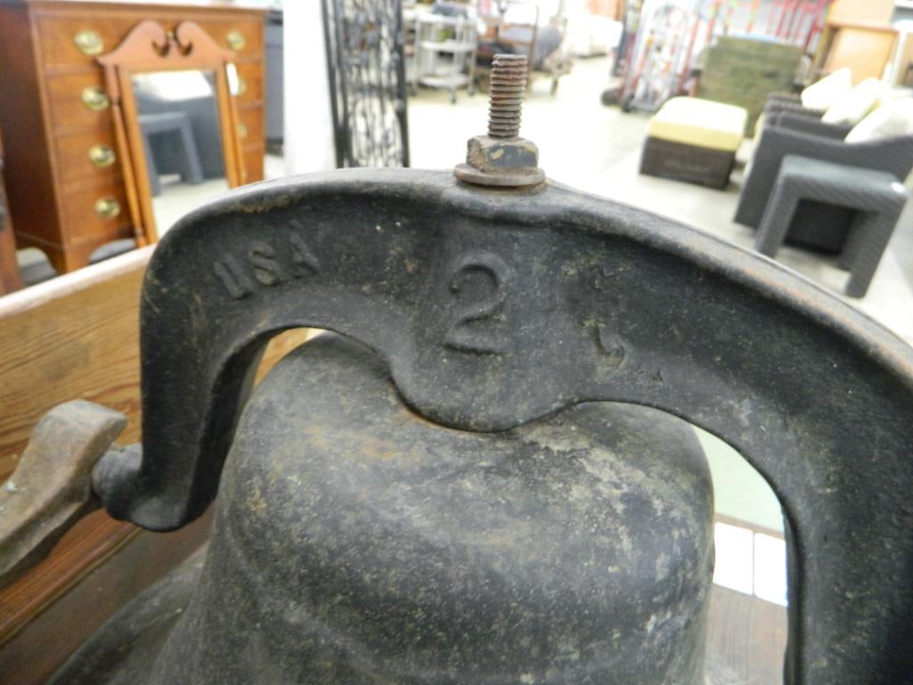 Cast Iron #2 Bell With Yoke - 14" x 18" - 4