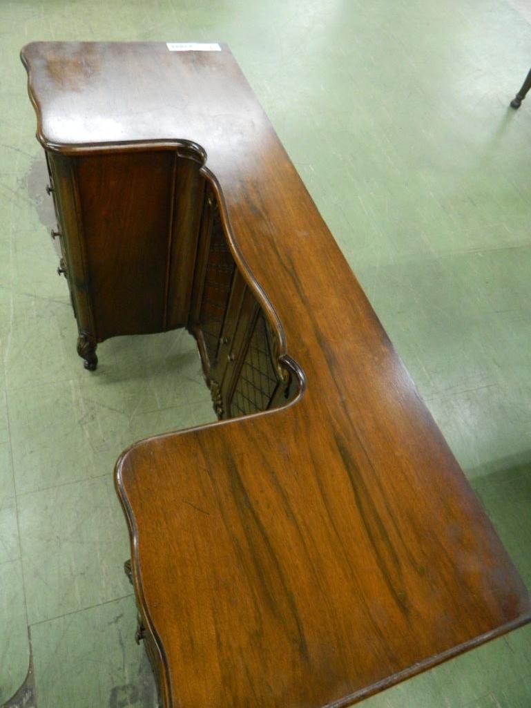8 Drawer 2 Door Vanity - Heavily Carved - 30.5" x 48" x 17" - 6