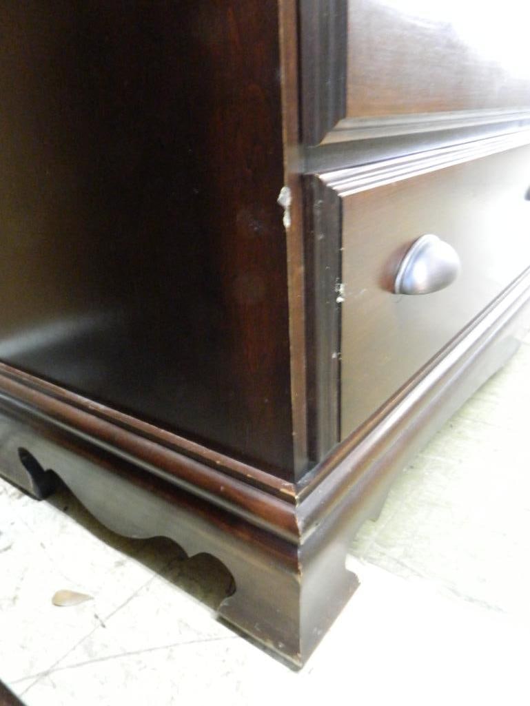 Mahogany 8 Drawer long Dresser - 33" x 60" x 18.5" - 6