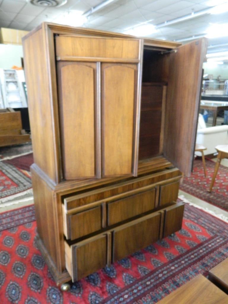 MCM Mid Century Modernage Furniture 5 Drawer Gentlemens Chest - 63" x 40" x 18.5" - 2