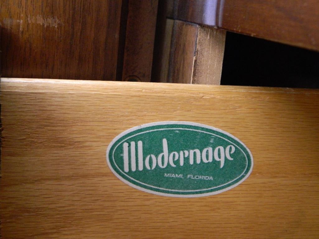 MCM Mid Century Modernage Furniture 5 Drawer Gentlemens Chest - 63" x 40" x 18.5" - 4