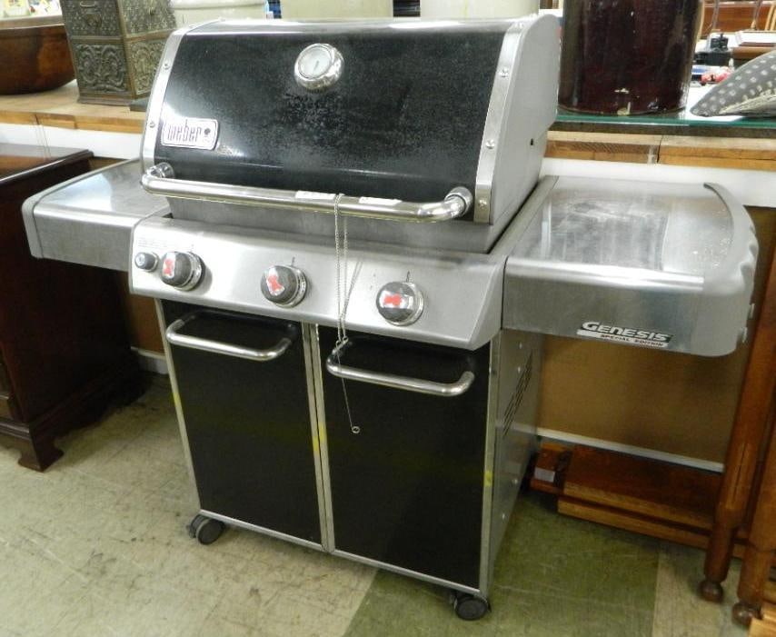 Weber Gas Grill with Tank - 47" x 59" x 28": See Photos For Condition and Details