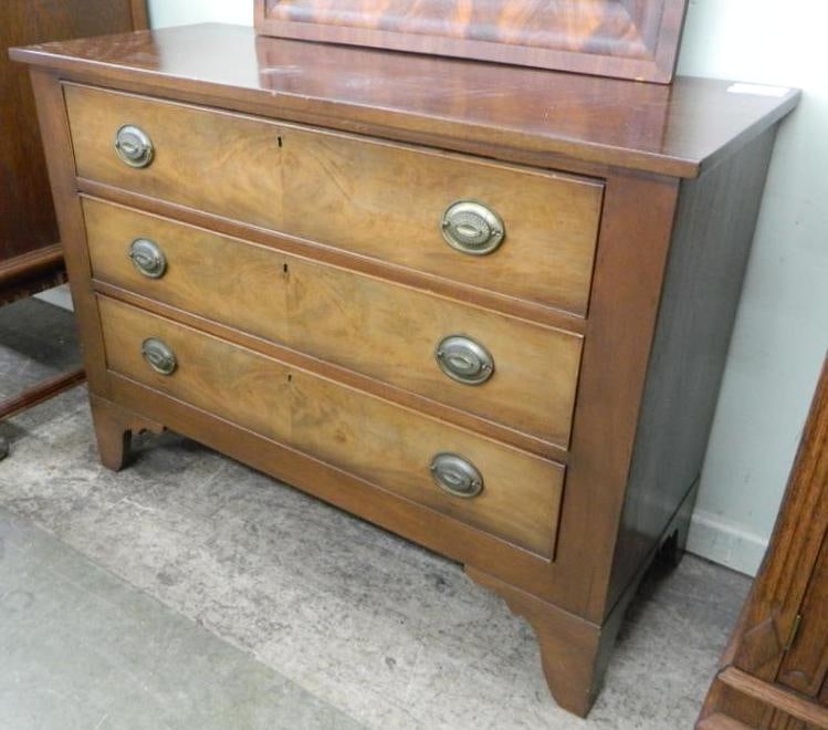 3 Drawer Low Dresser - 31.5" x 42.5" x 17.5": See Photos For Condition and Details