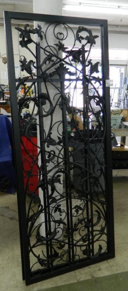 Pair of Painted Metal Trellises - Each 76" x 30.5": See Photos For Condition and Details