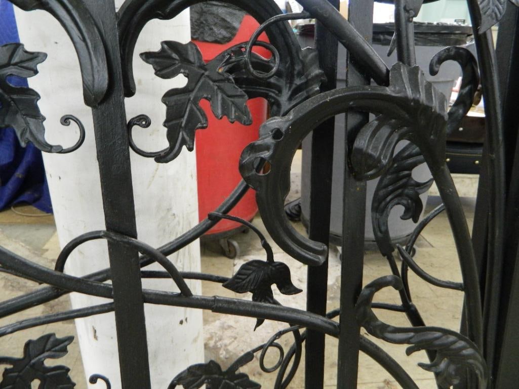 Pair of Painted Metal Trellises - Each 76" x 30.5" - 3