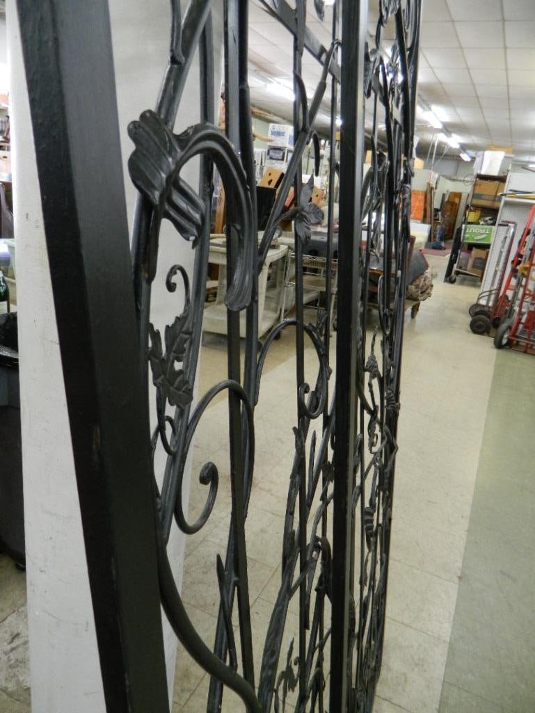 Pair of Painted Metal Trellises - Each 76" x 30.5" - 5