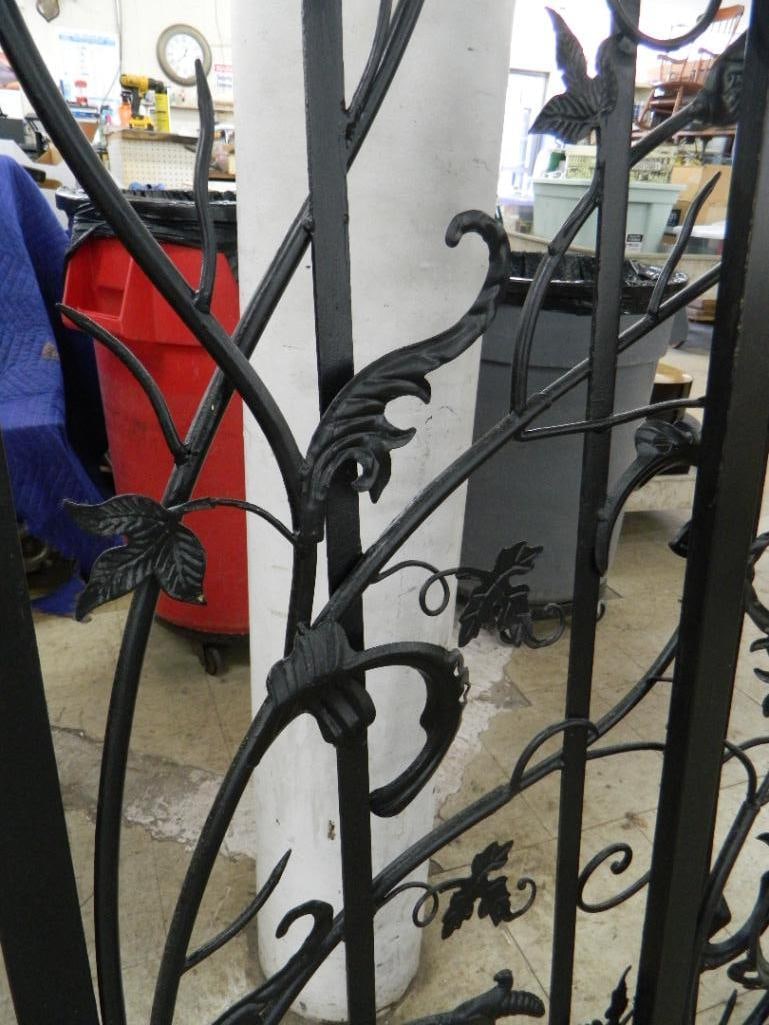 Pair of Painted Metal Trellises - Each 76" x 30.5" - 7
