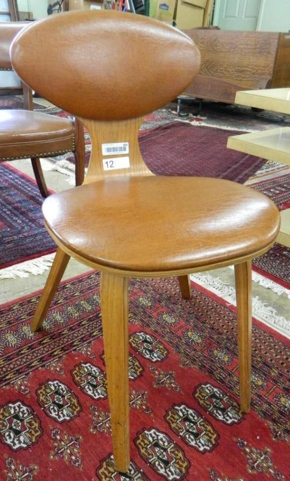 MCM Mid Century Norman Cherner Plycraft Chair - 30.5" x 17" x 20.5": See Photos For Condition and Details