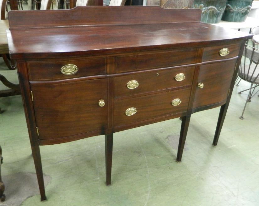 3 Drawer 2 Door Buffet Server - 43" x 60" x 23": See Photos For Condition and Details