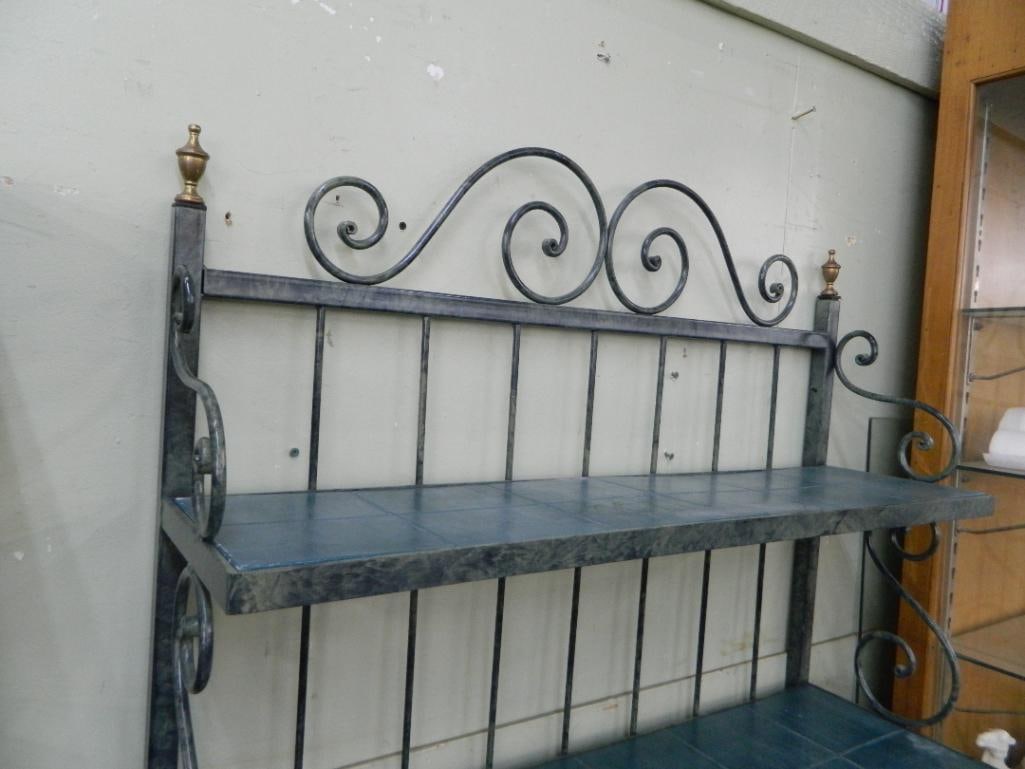 Tile Shelf Metal Bakers Rack - 35" x 37.5" x 17.5" - 2