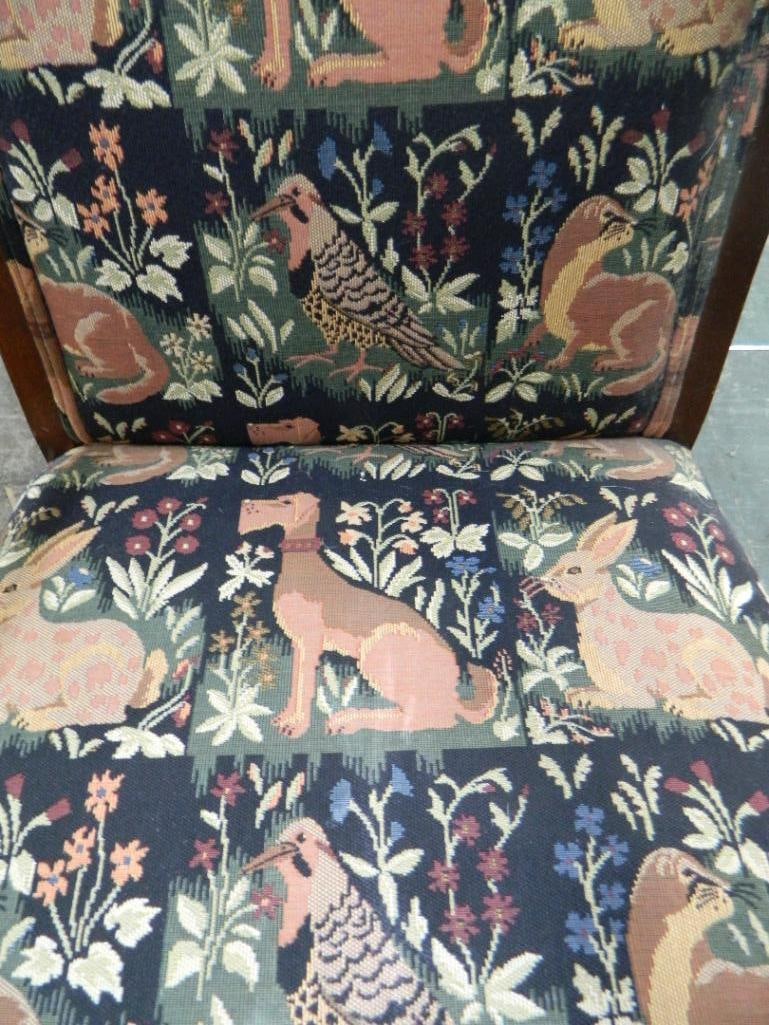 Pair of Upholstered Arm Chairs - Each 34" x 23" x 26" - 3