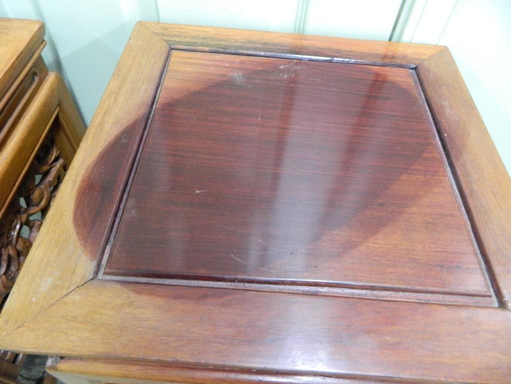Asian Themed Plant Stand / Pedestal - 50" x 14.5" x 14.5" - 2