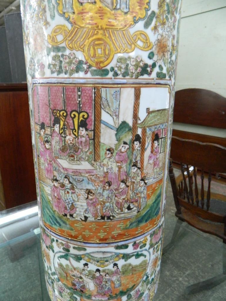 Chinese Umbrella Stand - 24" x 9" - 2