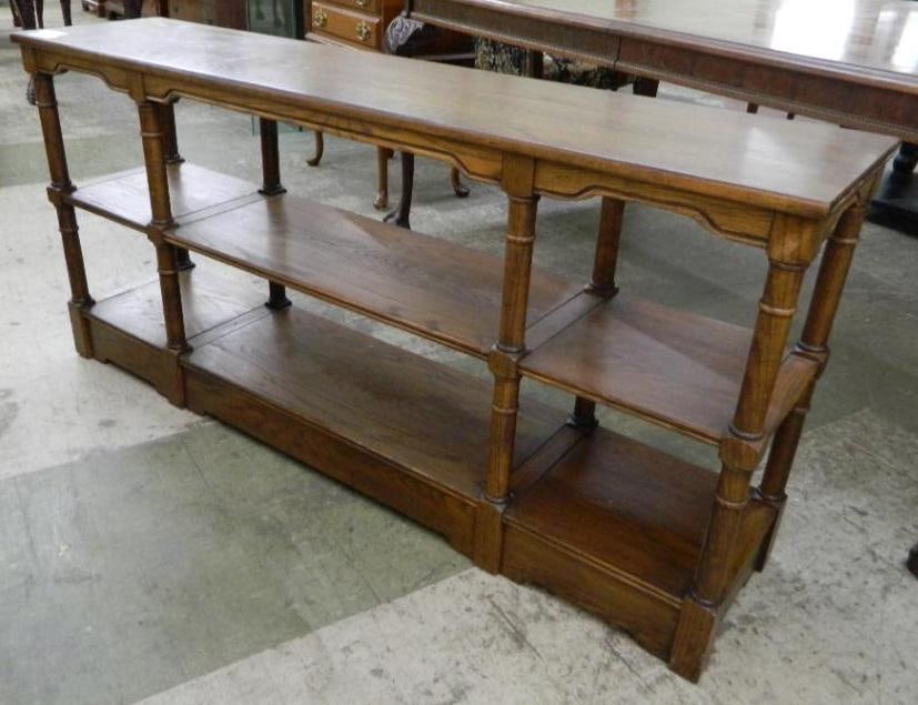 Console Table - 28" x 60" x 14": See Photos For Condition and Details